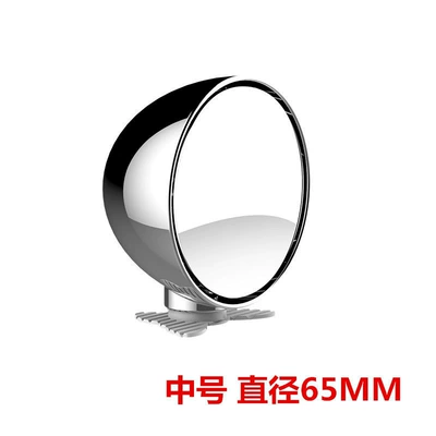 add-on mirror, instructor mirror, rearview: Large field of view rear view auxiliary mirror - 3r-044medium-sizeelectroplated-silver-one-piece