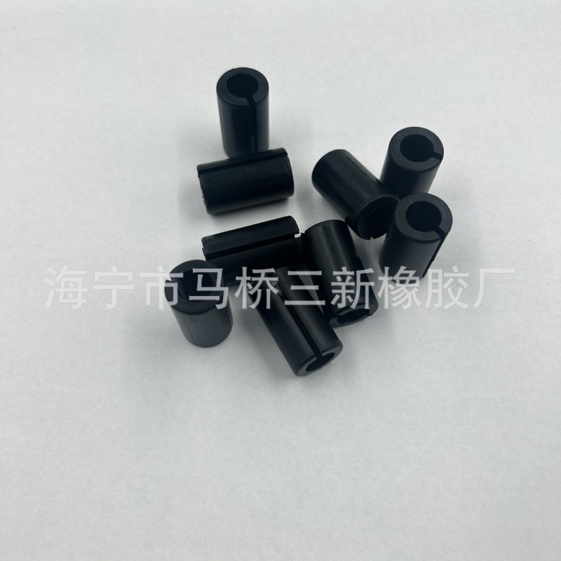 透明侧面开口硅胶套管金属套管保护套管食品级软管开缝软管