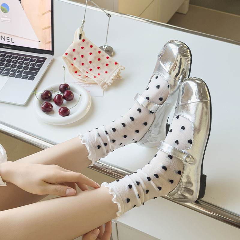 Women's Sweet Heart Shape Nylon Nylon Ankle Socks A Pair display picture 4