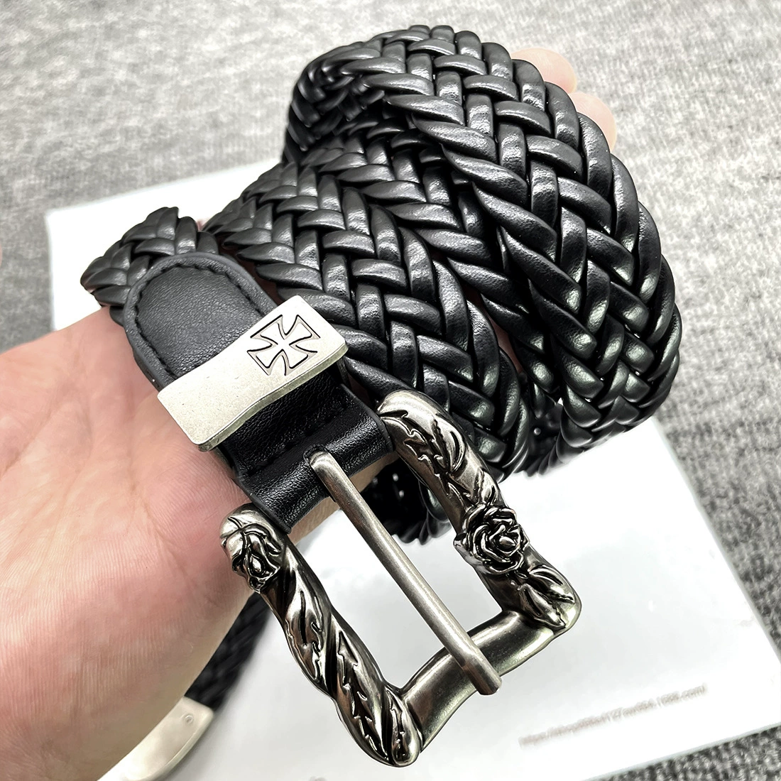 ERD Cross Rock 25ss Меланхолия Второе поколение ремень Cleanfit ручной плетения ретро панк ремень