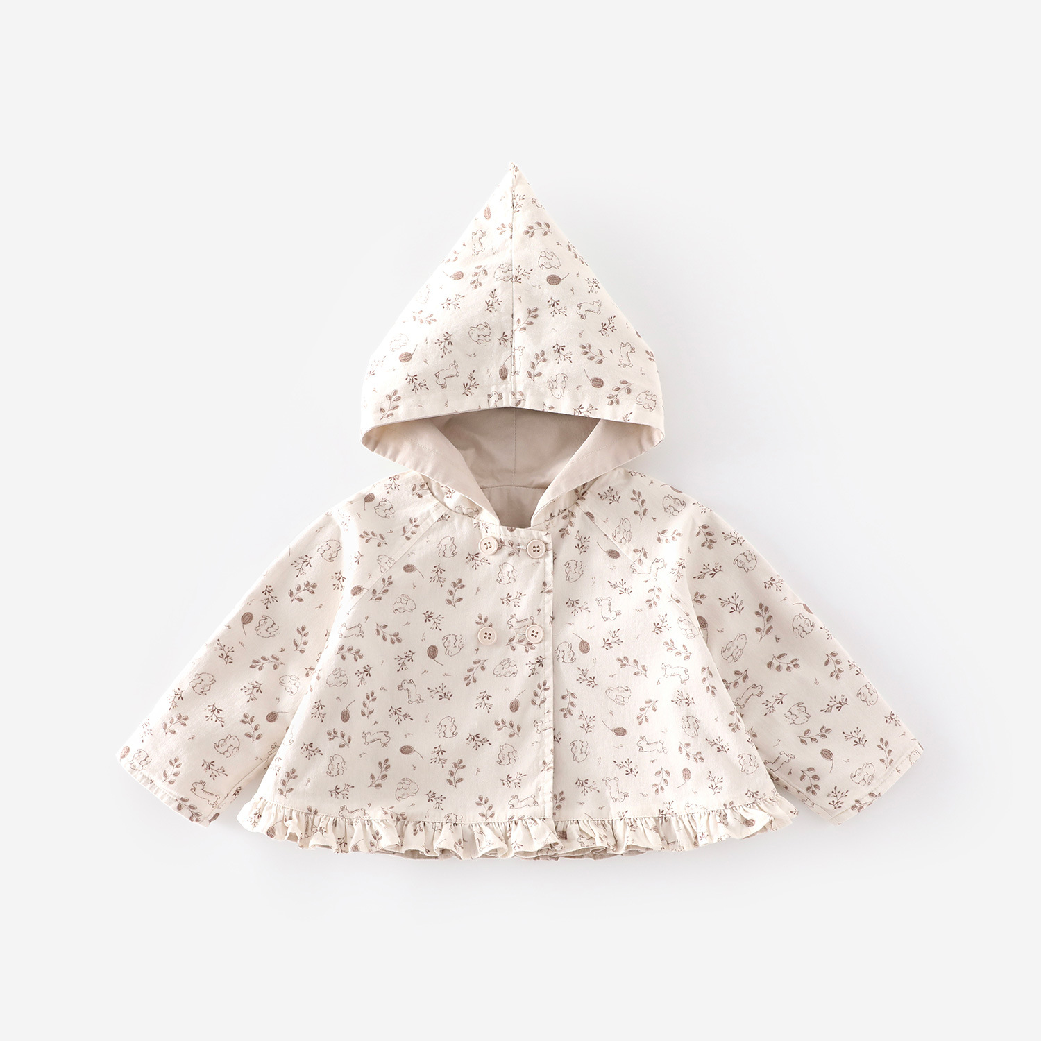 Chaqueta reversible de encaje color albaricoque en preventa.