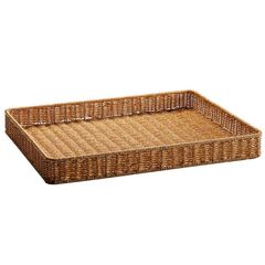 籐編みフルーツバスケットパン野菜収納バスケットスクエア陳列ショーケース家庭用リビングマントートレー