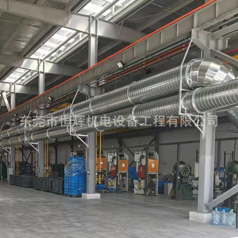 家具喷漆房废气通风工程 喷漆房油房废气除尘通风