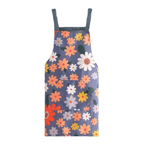 Kitchen Home Wholesale New Thickened Dirty Resistant, Wear Resistant and Antifouling Kitchen Men's and Women's Cotton Canvas Aprons and Coveralls
