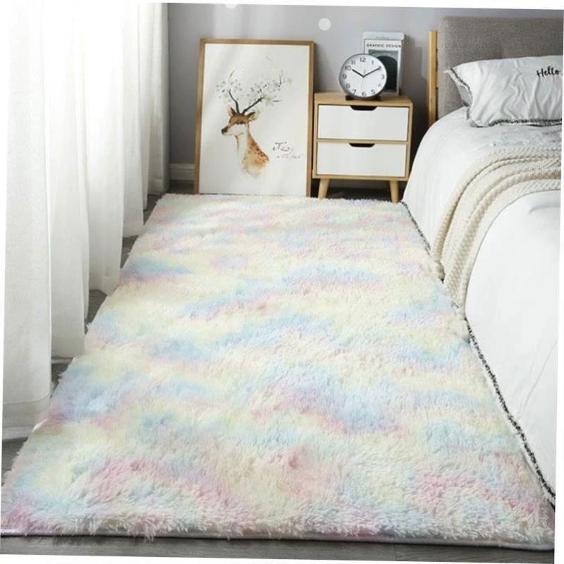 Ковёр, плед для спальни Nordic Plush Floor Mat, подушка