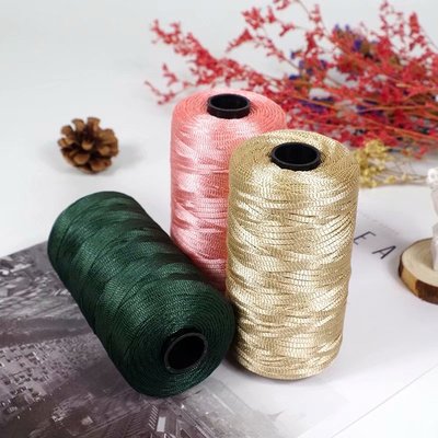 Sling Line factory wholesale diy Material package Hat sweater weave Stall Wool Flat line Braid