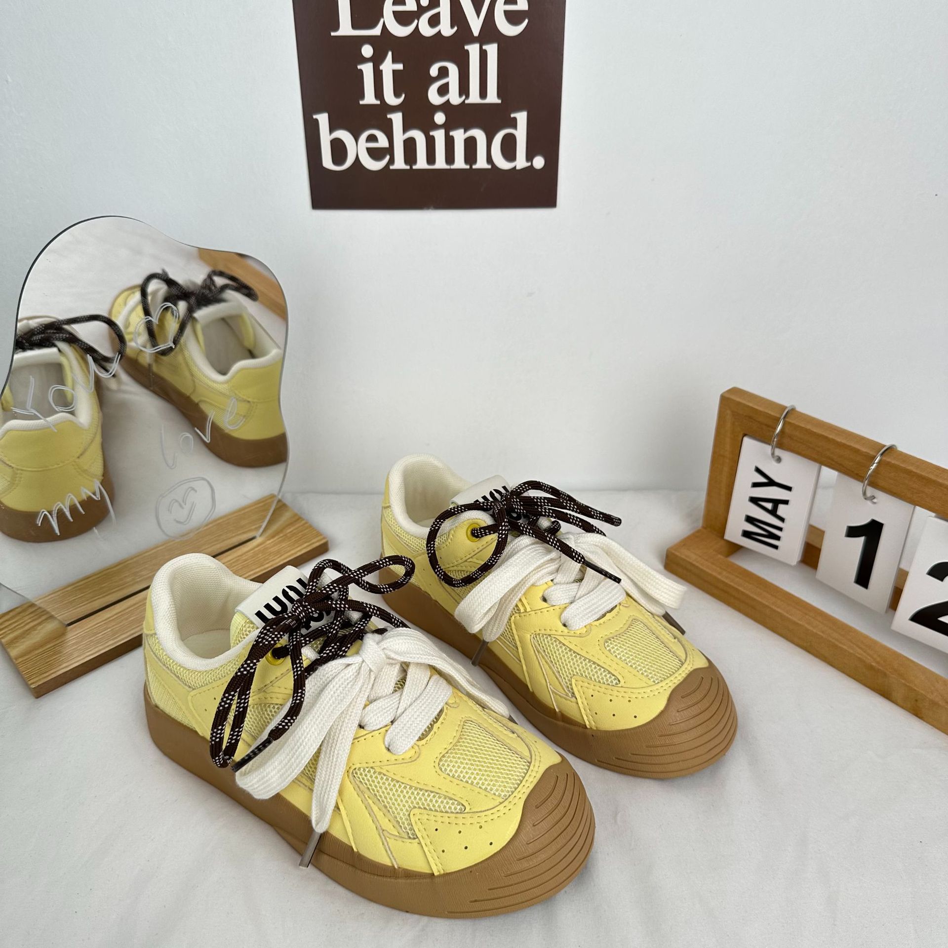 Yuanbo 2024 primavera y verano zapatos de lona transpirables de tela