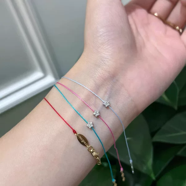 French Redline Small Red Rope Chacha Series Star Ladies Bracelet Animal Year Bracelet Versatile Gold Jewelry