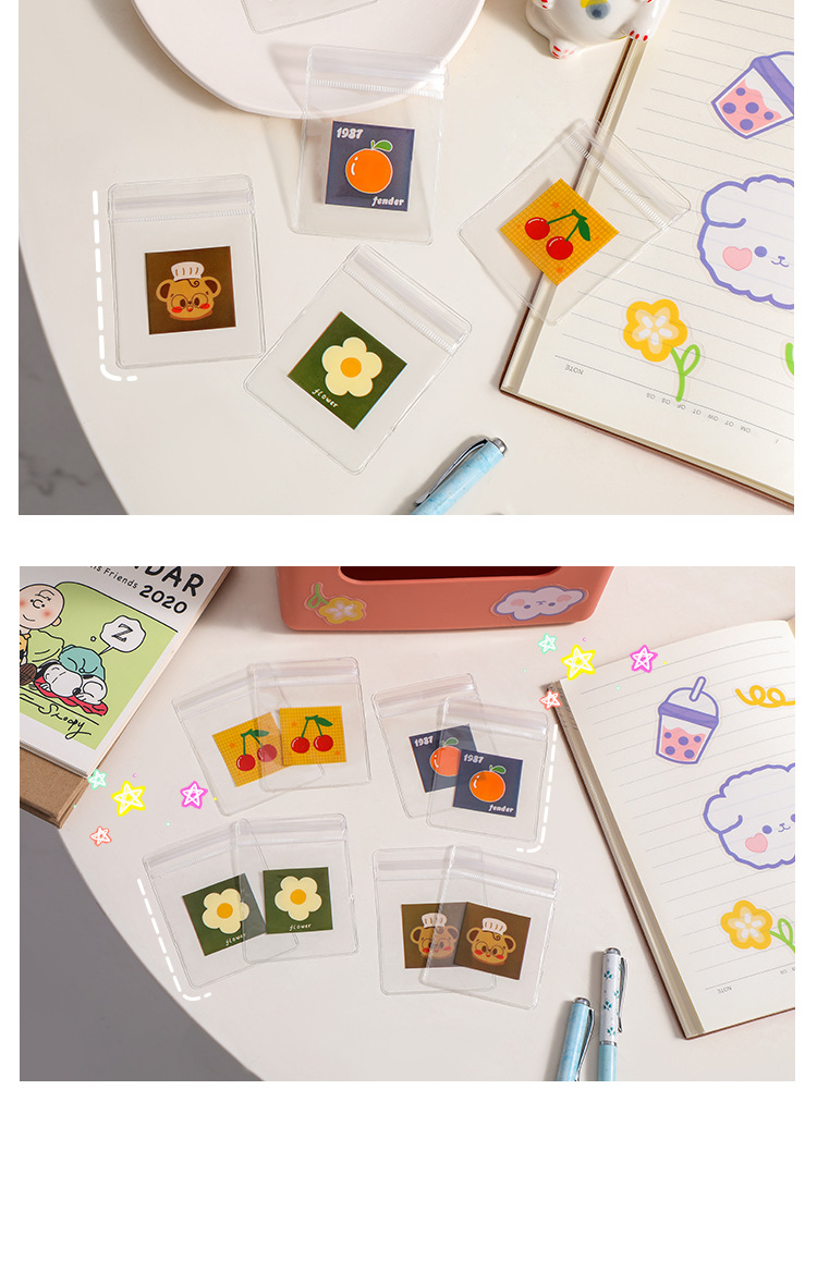 Cute Animal Fruit PVC Jewelry Packaging Bags 1 Piece