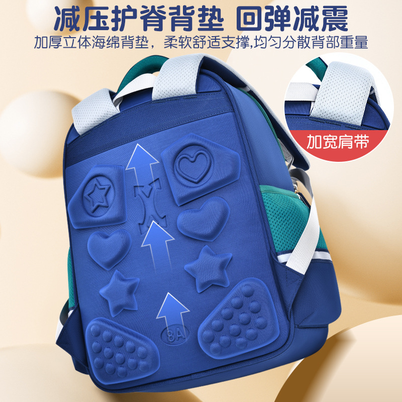 Mochilas escolares genuinas para niños de grado 1-3, niños y niñas, estilo británico, escuela primaria de cuarto, quinto y sexto grado, mochilas escolares ligeras