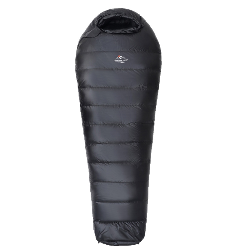 冬の寝袋の屋外の成人のキャンプのガチョウの絨毯の寝袋は厚い携帯学生の屋外の寝袋の羽毛の寝袋の卸売りをします。