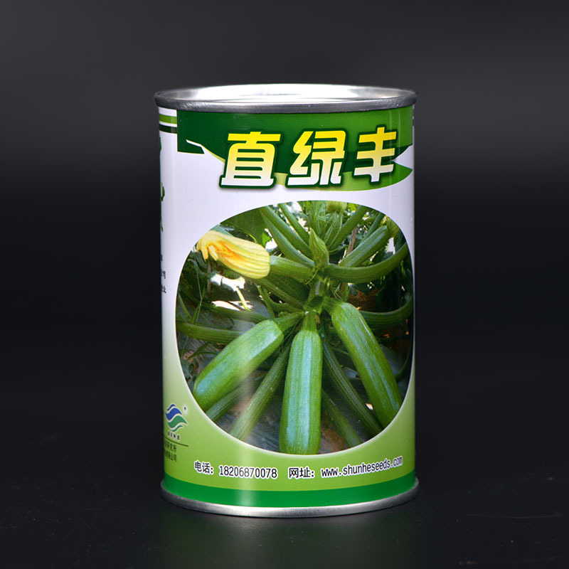 源头厂家供应马口铁种子包装罐 打籽西葫芦空罐