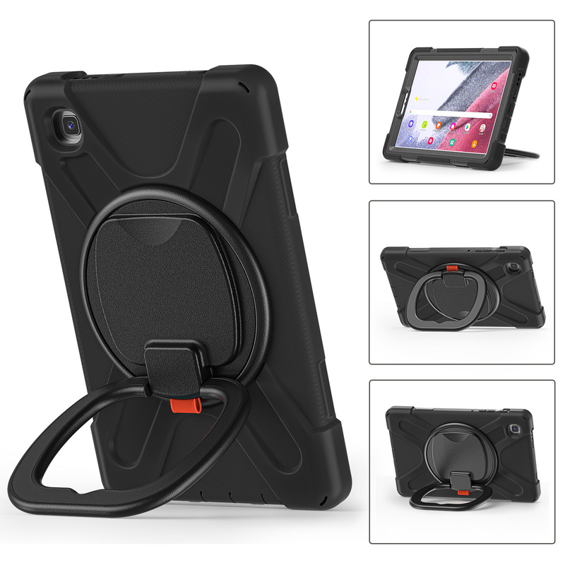 For Samsung A8 X200 Protective Case T730 Silicone X800 Drop-resistant A7lite Bracket 570 Shoulder Strap Tablet Case
