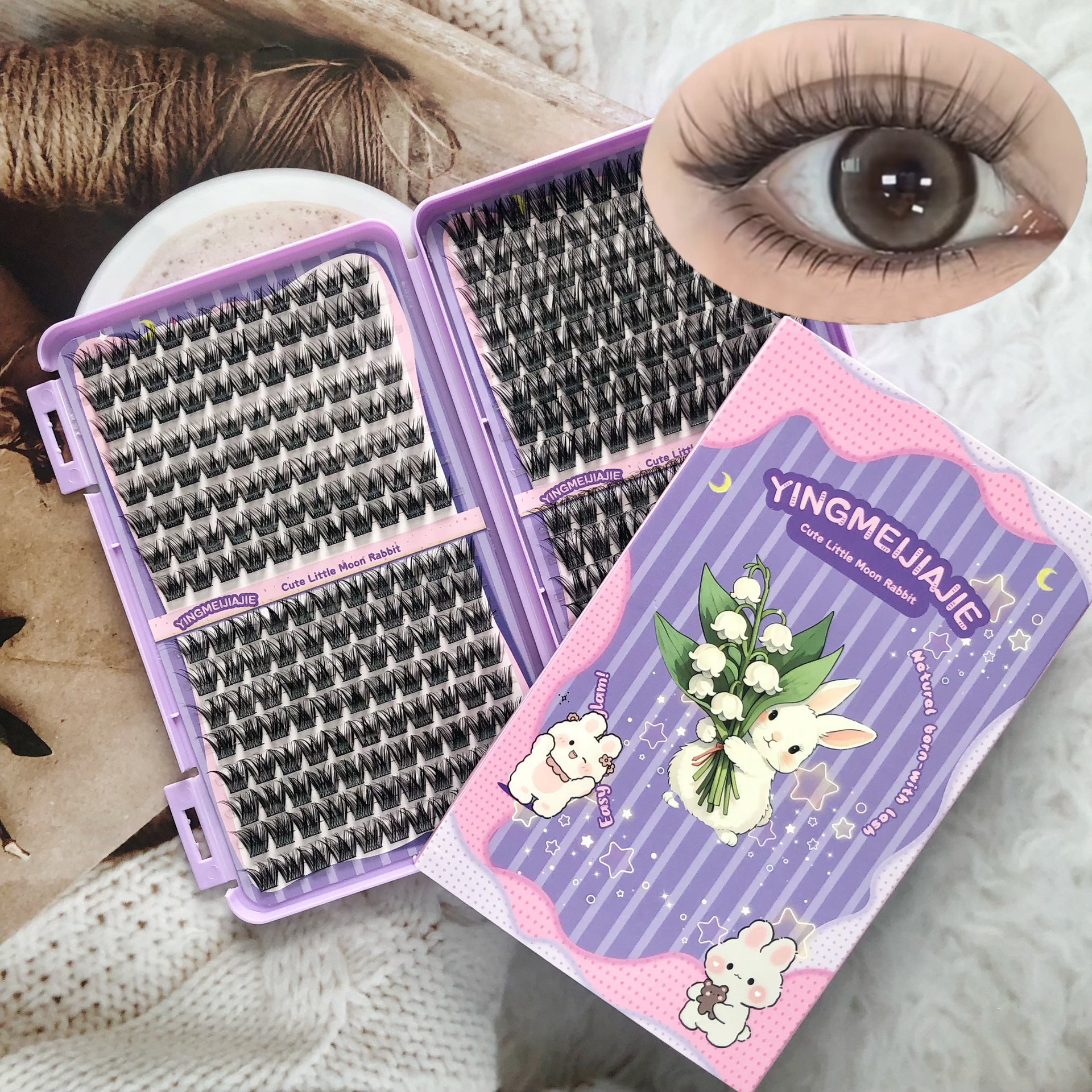 Las pestañas falsas transfronterizas sin pegamento de gran capacidad, las pestañas falsas europeas y estadounidenses, las pestañas falsas sin pegamento, las pestañas falsas sin pegamento, las pestañas falsas sin pegamento, las pestañas falsas sin pegamento.