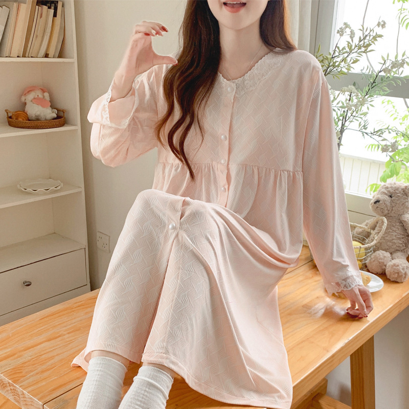 2026 Postpartum Clothing in Stock with Fixed Chest Pads Modal Spring and Summer Maternity Postpartum Sleepwear Nursing Dress March 4 2026 Postpartum Clothing in Stock with Fixed Chest Pads Modal Spring and Summer Maternity Postpartum Sleepwear Nursing Dress March 4