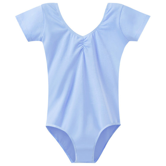Children's Dance Clothes Summer Short-sleeved Practice Clothes Girls Ballet Dress Chinese Dance Dancing Clothing Girls Body Clothes