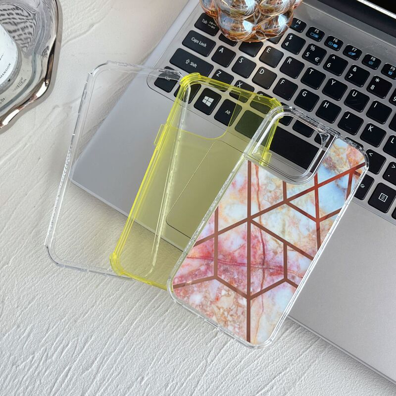 Luxury 360 New Marble Electroplated Protective Case 3in1 Mobile Phone Case Full Cover Back Cover Optional Picture Dyi Upper and Lower Cover