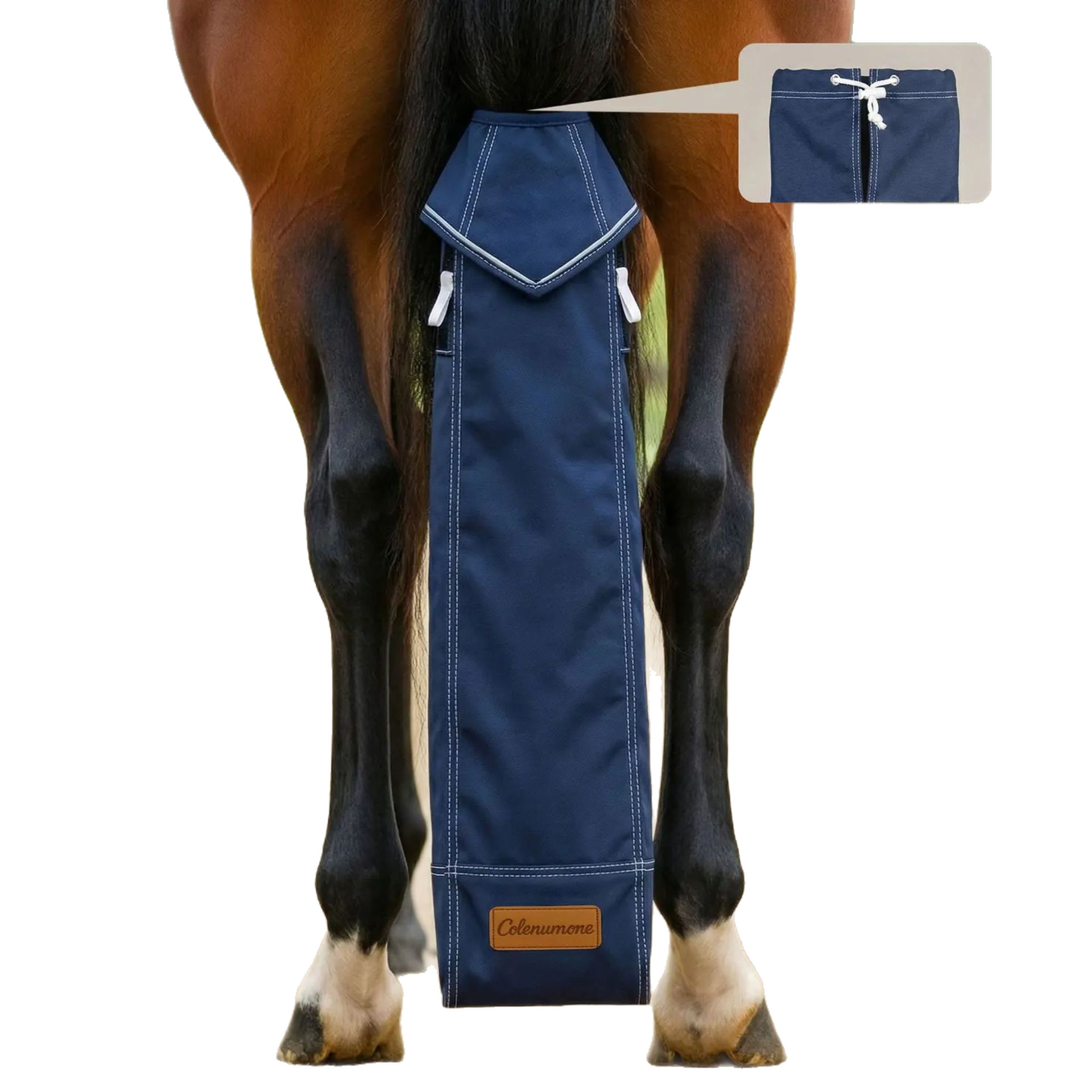 Horse tail protector, all-season, mosquito repellent, dustproof, and dirt-proof; horse gear, horse tail storage; equestrian supplies.