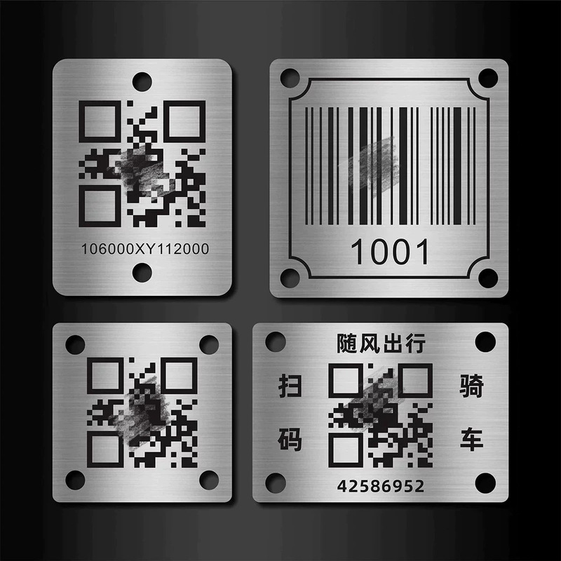 カスタマイズされたデスクトップ QR コード注文表示カード支払いコードバーステンレス鋼スキャンコード注文テーブルカードロゴ|undefined