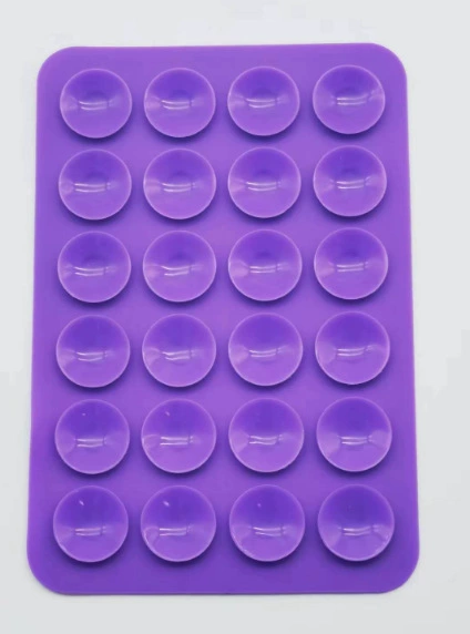 Silicone Phone Holder Pad — Double-Sided Non-Slip Rectangular Adhesive Grip, 8×5.5×0.25 cm