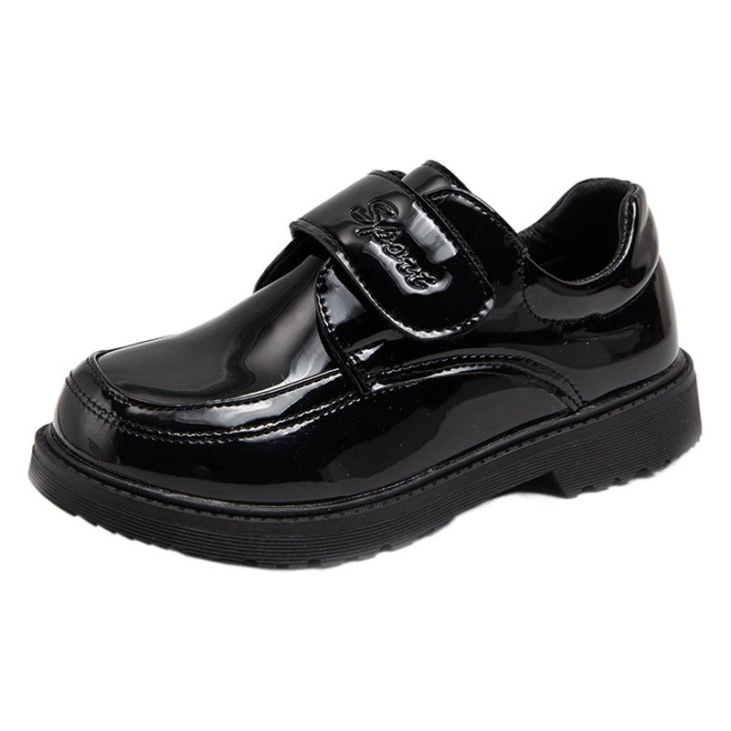 Детская обувь, кожаная обувь для мальчиков, весна-осень 2021, новинка корейского стиля в британском стиле, студенческая обувь для девочек среднего и маленького возраста.