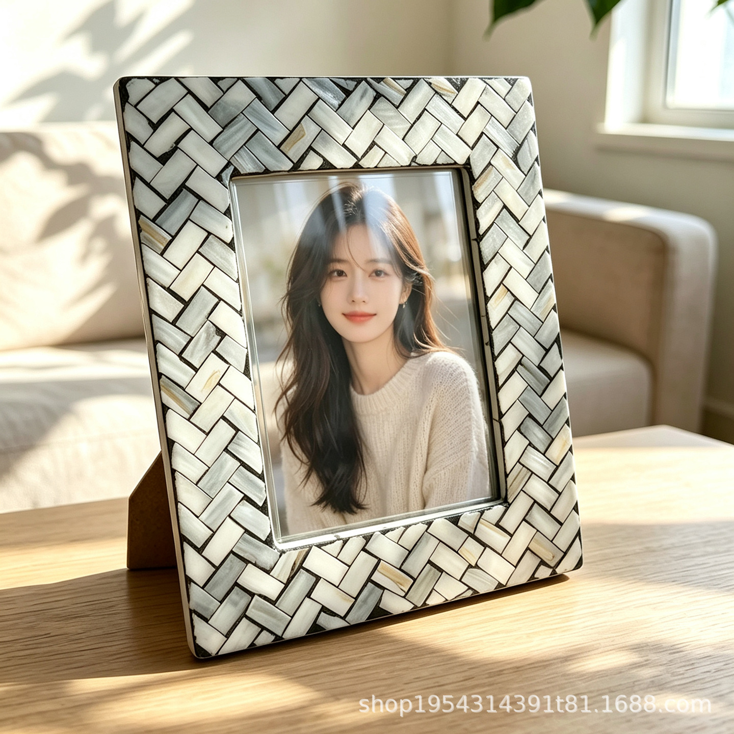 Marcos de marilla hechos a mano franceses retrógrados marcos de marilla de marilla artísticos lujosos ins decoración de escritorio para el hogar