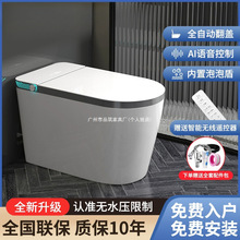智能马桶大尺寸大座圈一体即热式全自动无水压限制电动家用坐便器