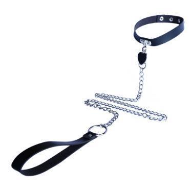 Adult SM dog chain collar, female slave training, male and female SM dog slave traction rope, neck collar, neck ring, alternative sex toy