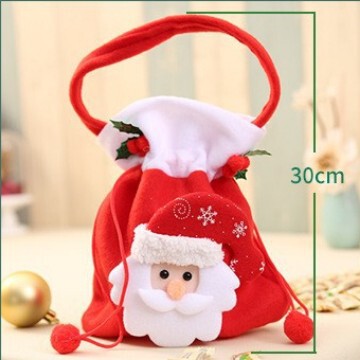 クリスマス装飾用品 クリスマスギフトバッグ クリスマスキャンディバッグ サンタクロースギフトバッグ ハンドバッグ|undefined