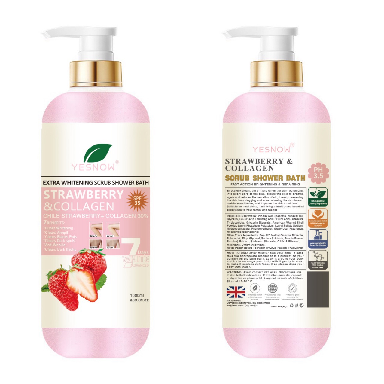 Gel de ducha exfoliante transfronterizo, piel sedosa, espuma, piel rica e hidratante, tonificante, suave y duradera 1000ml