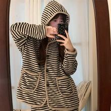 实体批发【量大优惠】网红睡衣女法兰绒连帽家居服休闲珊一件代发