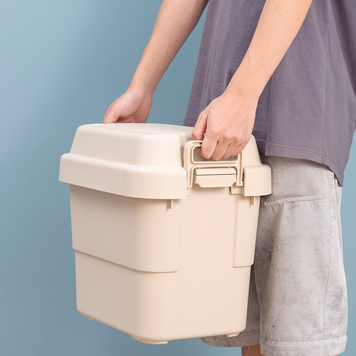 Thickened Straw House, Outdoor Storage Box with Lid, Plastic Organizer for Clothes & Toys, Car-Mounted & Camping-Ready—Wholesale