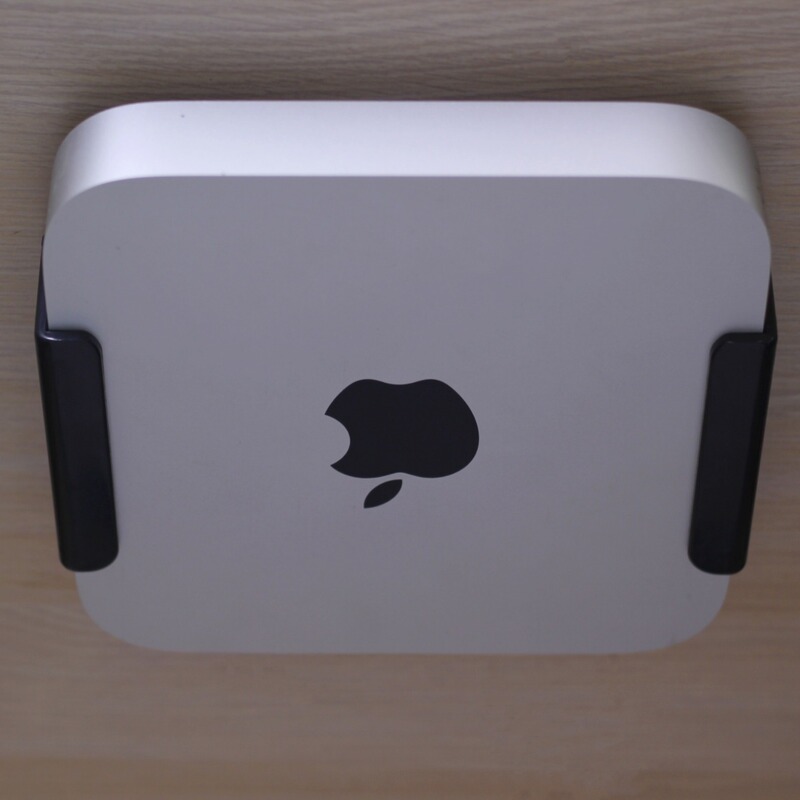 Suitable for Mac Mini host storage stand Apple mini computer wall-mounted monitor back-mounted IKEA hole board