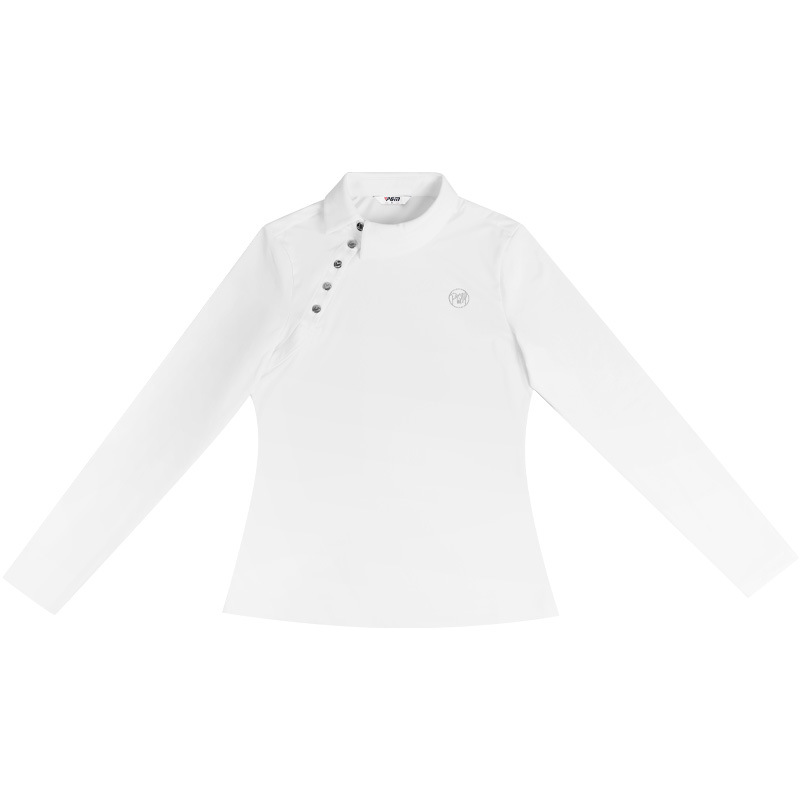 Bộ váy golf nữ PGM tay dài xếp ly thắt eo — QZ103 [Chân dài/túi thắt lưng miễn phí/thắt lưng co giãn] váy xếp ly màu đen, QZ103 [Chân dài/túi thắt lưng miễn phí/thắt lưng co giãn] váy xếp ly màu xanh nhạt, YF701 [Ve áo chéo thời trang/đính kim cương sáng/đàn hồi mềm mại] tay dài màu đen, QZ103 [Chân dài/túi thắt lưng miễn phí/thắt lưng co giãn] váy xếp ly màu trắng