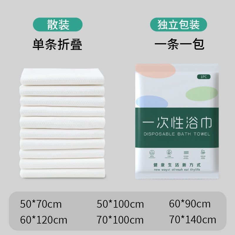 Disposable Towel Bath Towel Dry Thickeneded Bath Travel Travel Compressed Individually Packaged Hair and Beauty Home