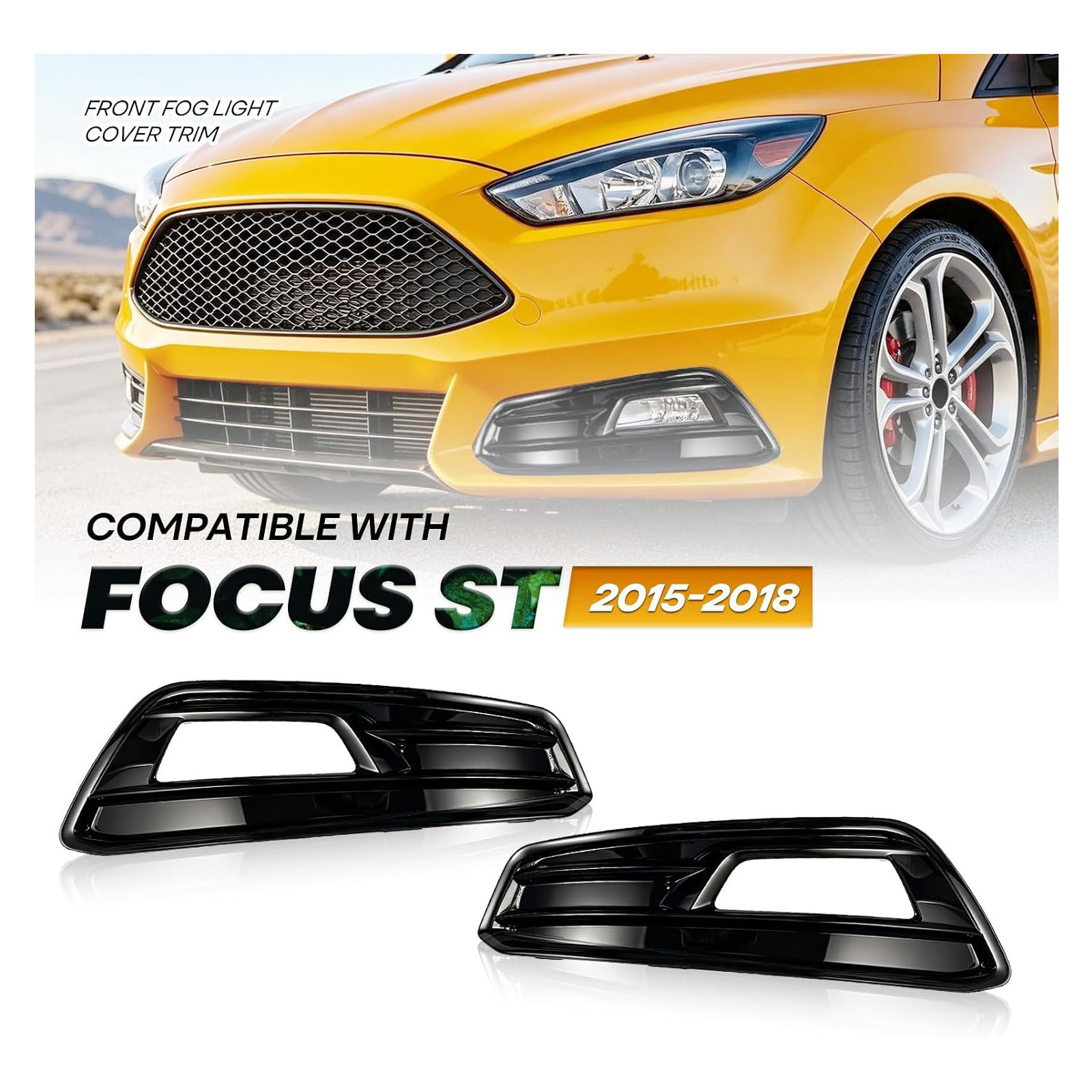 Cross-border bestseller suitable for 2015-18 Ford Focus ST fog light frame F1EZ15266C F1EZ15266F