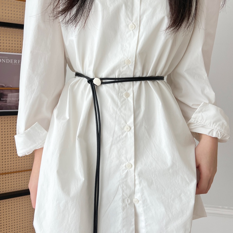 Summer new soft leather rope thin belt women with skirt fashion Joker decorative shirt sweater waist rope in stock wholesale Summer new soft leather rope thin belt women with skirt fashion Joker decorative shirt sweater waist rope in stock wholesale