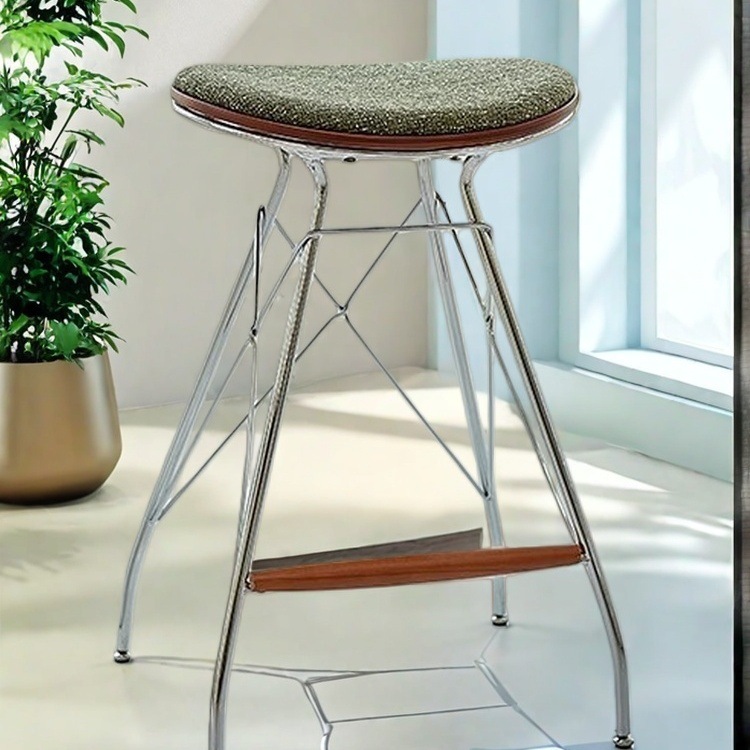 Cosine Furniture Designer Retro Bar Chair Internet Celebrity Restaurant Soft Bar Chair Simple Light Luxury Home High Chair