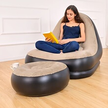 S 73931 Inflatable Folding Footrest Sofa �����ŵ�ɳ�� �羳ר