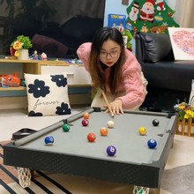 台球桌家用儿童带脚迷你多功能小型标准桌游玩具桌12岁大号斯批发