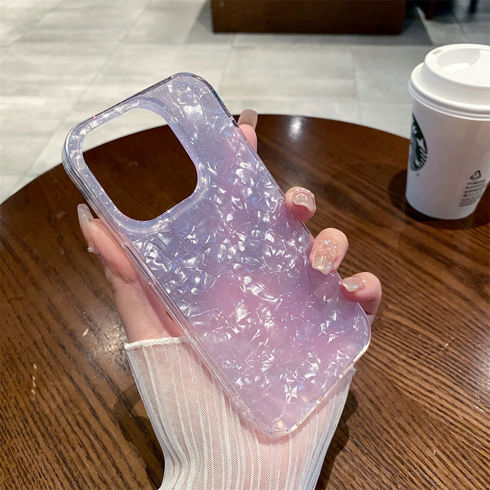 Glossy Pink Protective Phone Case For Iphone 14 13 15 Pro Max_voghion.com