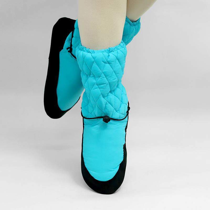 舞蹈棉鞋成人男女热身舞蹈鞋练功保暖短靴