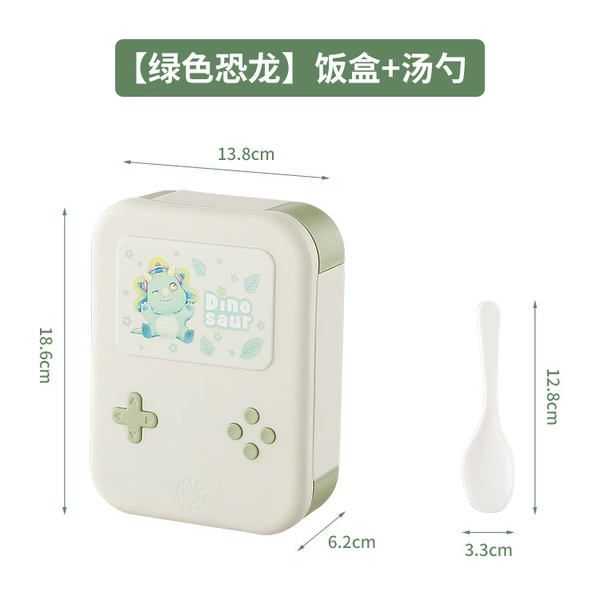 Green dinosaur, lunch box