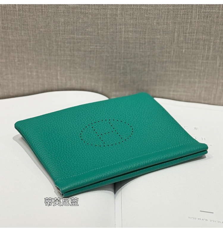 H 本革携帯電話バッグ第一層牛革ライチ柄大容量化粧品バッグハイエンドラッキー小銭入れ口紅バッグ|undefined