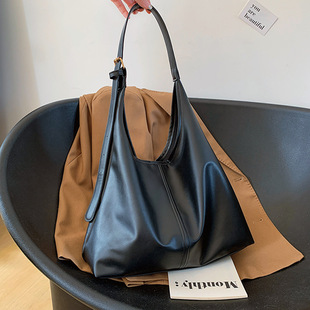 Large-Capacity Commuter Bag Women's New Winter Popular Single Shoulder Armpit Bag High-Quality Export Cross-Border Tote Bag