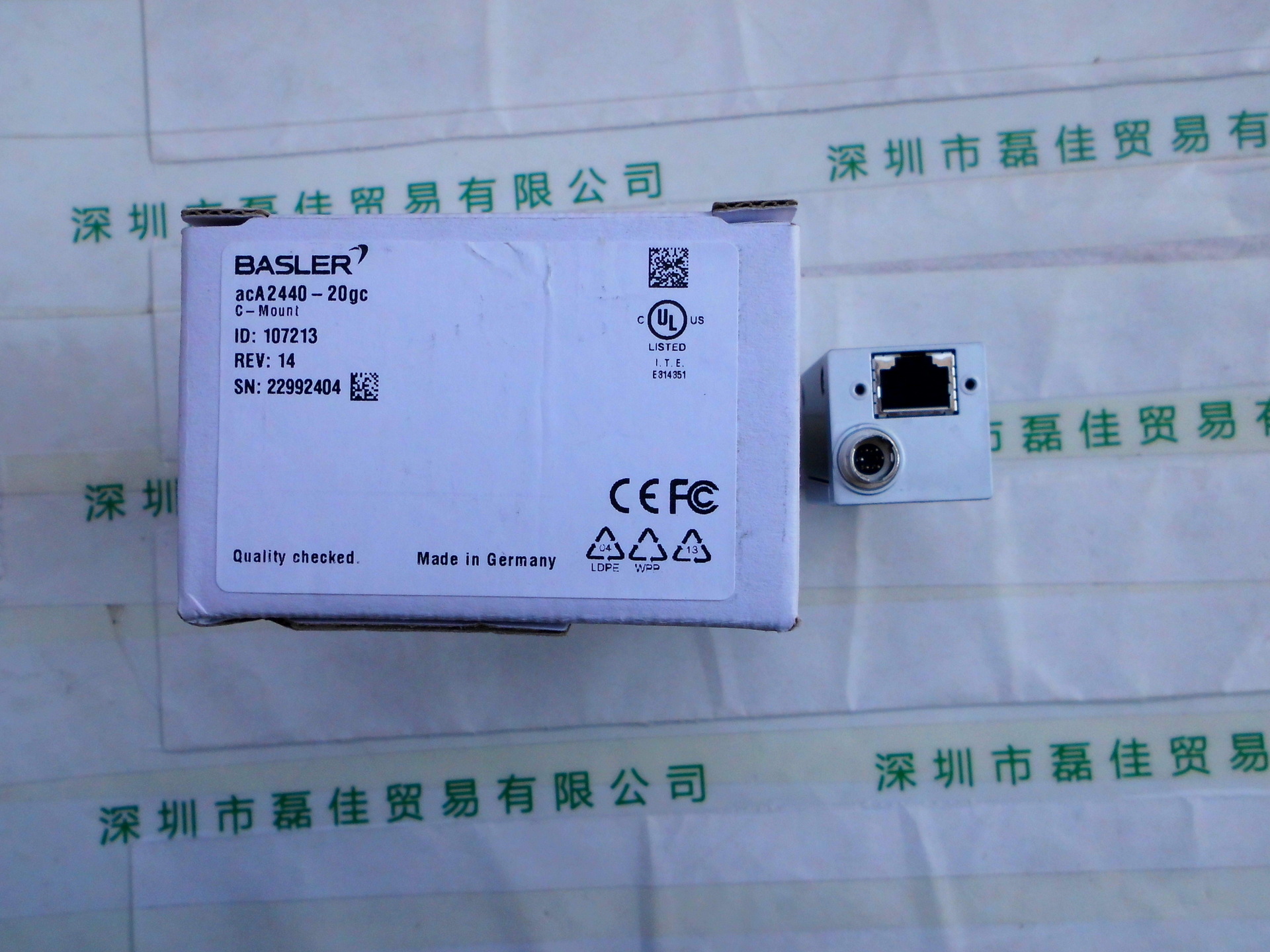 acA2440-20gc 巴斯勒BASLER 500万像素面阵相机