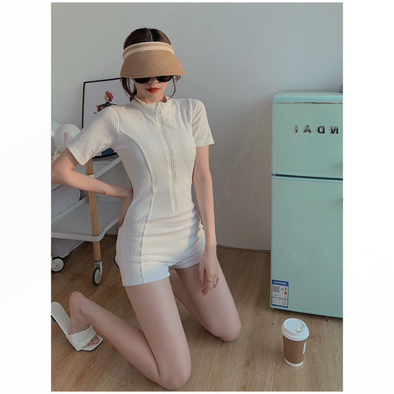 Baiya traje de baño nueva falda de una pieza vacaciones de verano aguas termales push up Slim adelgazante traje de baño de moda 039977