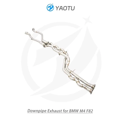 YT high-performance stainless steel equal-length mid-pipe for BMW M4 F82