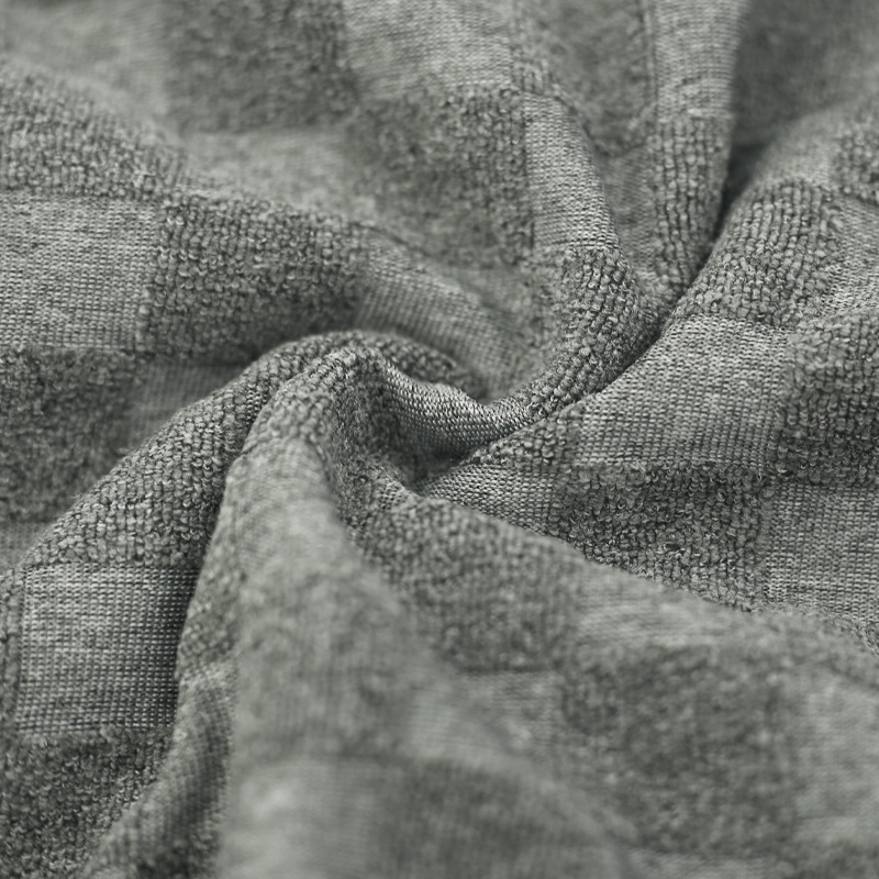 2024 Men's Spring and autumn  men's knitted shirt with jacquard chessboard plaid round neck casual bottom long sleeved top_voghion.com