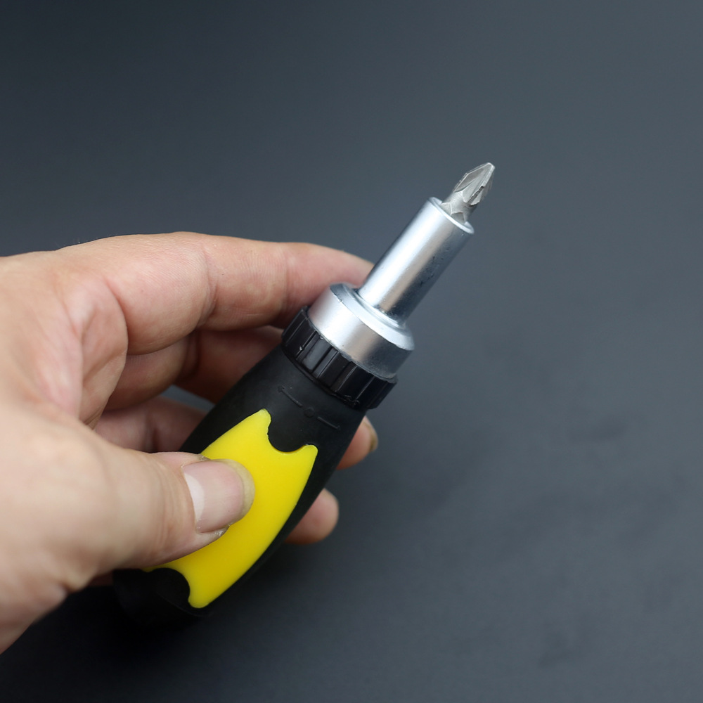 多功能批头套装螺丝刀十字一字家用棘轮式维修组合工具供应高硬度